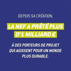 depuis sa création la nef a prete plus de un milliard d'euros