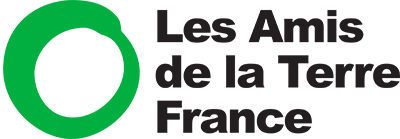 Logo des Amis de la Terre, acteur clé dans la lutte contre le changement climatique.
