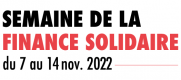 logo semaine de la finance solidaire 2022